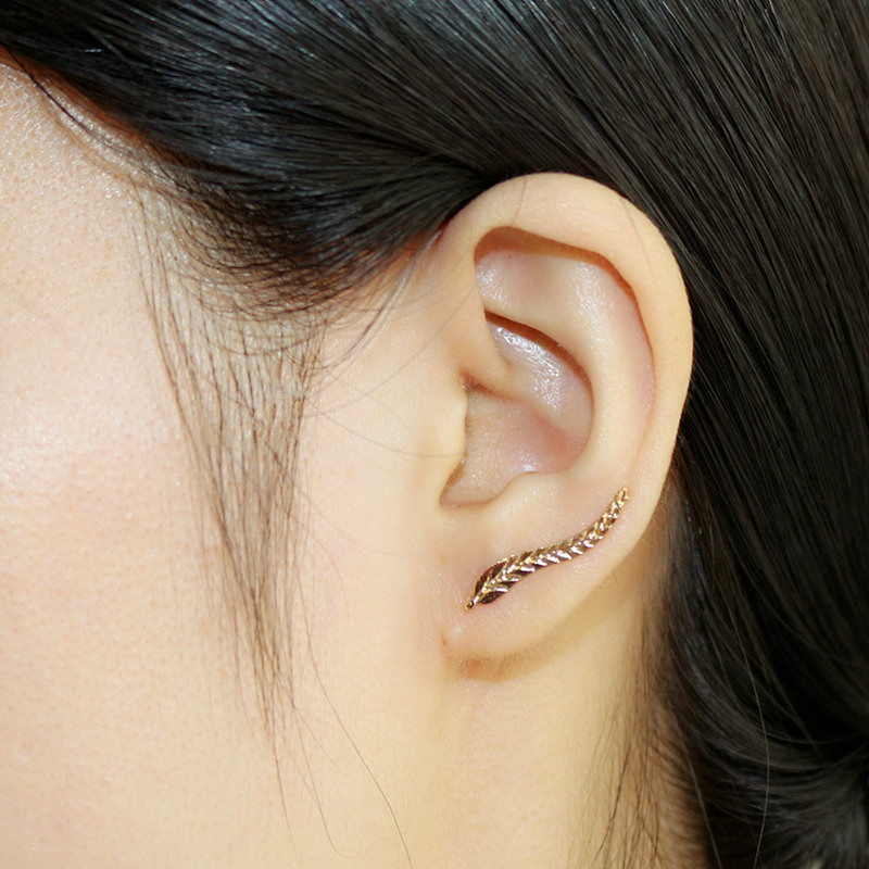 Khuyên tai hình cánh hoa đính đá pha lê thời trang dự tiệc cho nữ