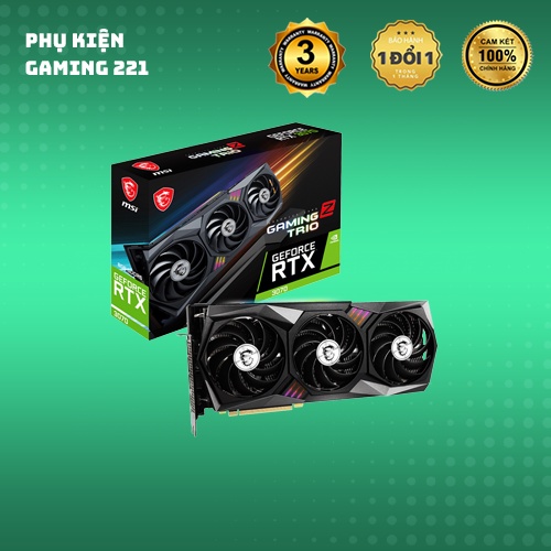 Card Màn Hình VGA MSI RTX 3070 Gaming Z Trio 8G Hàng Chính Hãng