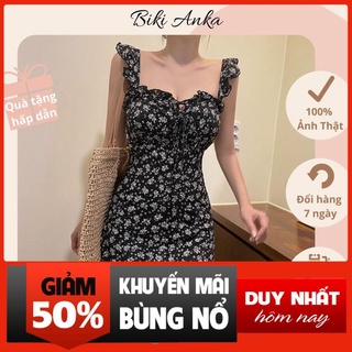 Bikini Bộ Đồ Bơi Nữ Liền Thân Váy Hoa Nhí UZZLANG Hàn Quốc Kín Đáo 2022