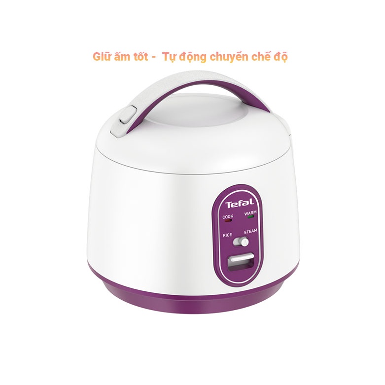 Nồi cơm điện cơ mini Tefal RK224168 - 0.7L, 300W-HÀNG CHÍNH HÃNG