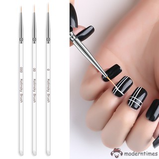 Bộ 3 Cọ Vẽ Móng Chuyên Nghiệp