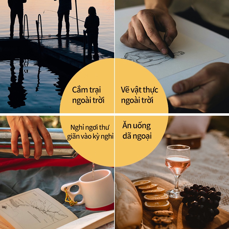 Ghế xếp dã ngoại ,Ghế gấp có thể ngồi hoặc nằm ,Ghế Gấp Văn Phòng Chịu tải vượt trội Mang theo tiện lợi
