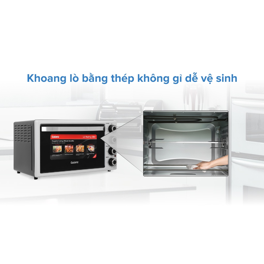 Lò nướng Galanz (1978TQ) KWS2042LQ-H8UK 42 lít (MỚI 100%, BH 12 THÁNG CHÍNH HÃNG)