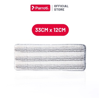 Mua Miếng lau nhà  bông lau microfiber cao cấp 33 x 12cm (2 tấm) - Parroti Pro PAD-PR01