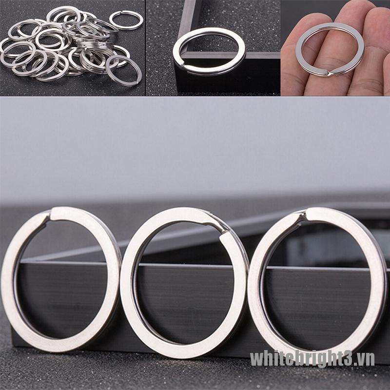 Bộ 30 Móc Khóa Màu Trắng Hỗ Trợ