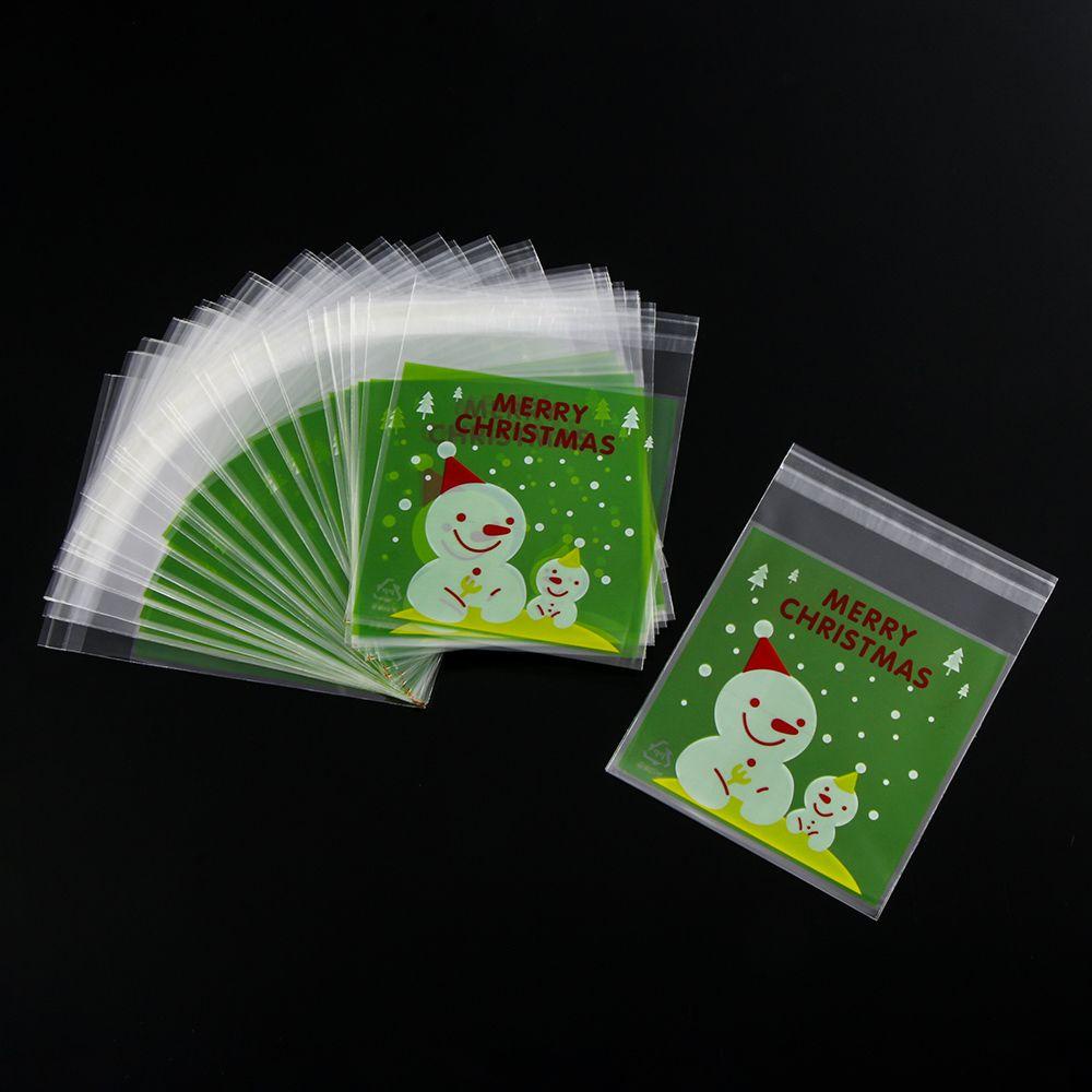 KRNY Set 50 Túi Đựng Kẹo Giáng Sinh Thời Trang Cho Bé