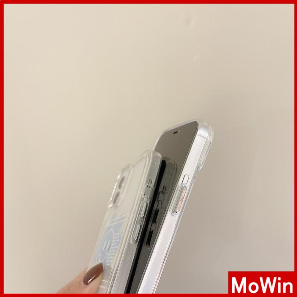 Ốp điện thoại TPU mềm dày dặn trong suốt chống sốc bảo vệ ống kính máy ảnh thích hợp cho iPhone 13promax 12promax 11 7+