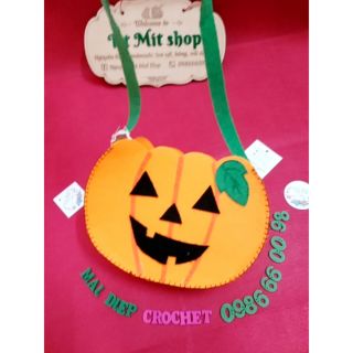 Set 3 túi bí ngô Halloween