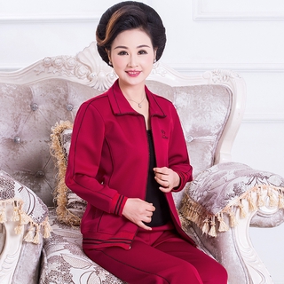 Bộ đồ thể thao cho người trung niên và già Bộ đồ thể thao cho người mẹ Xuân Thu
