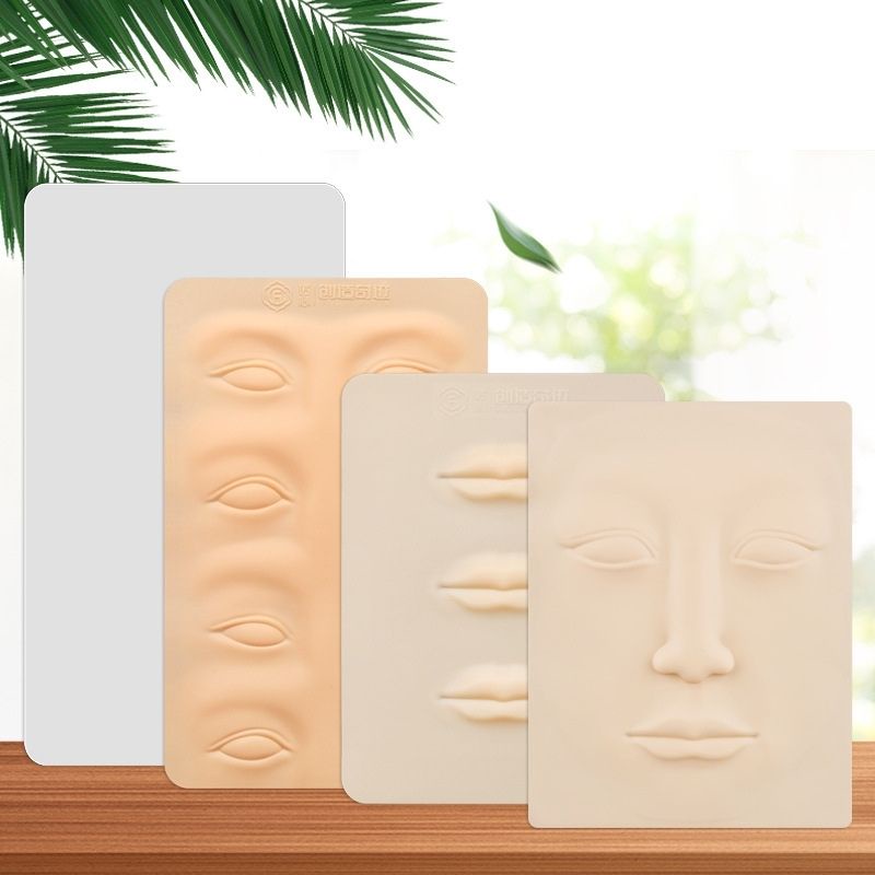 Da giả tập phun xăm da 3D mắt, da tập dùng cho học viên học phun xăm thẩm mỹ