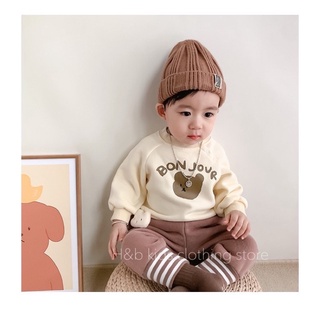 Bộ nỉ bông Bonjour cho bé