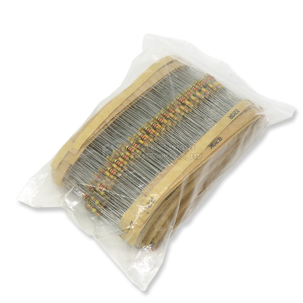 Set 1500 Điện Trở Màng Carbon 1 / 4W 75Values  Kháng Lực 5%