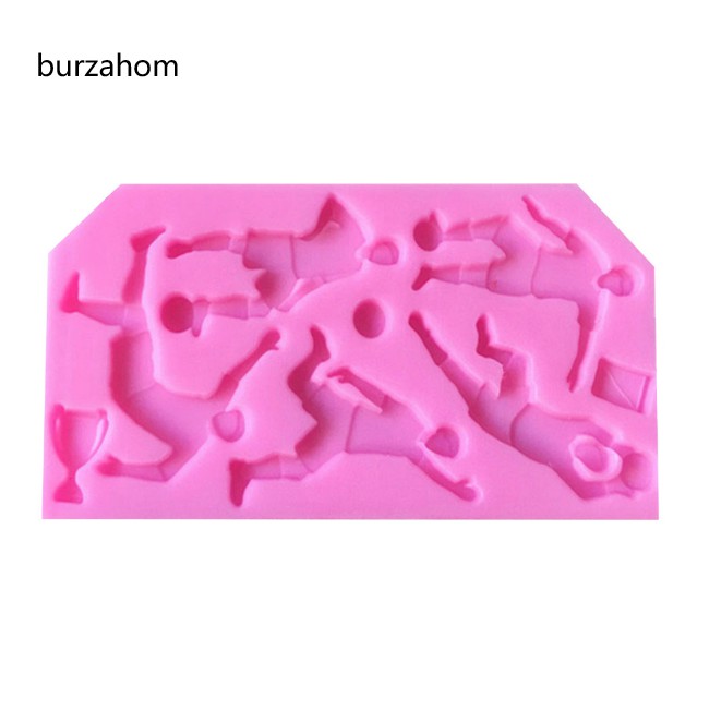 Khuôn bánh silicon tạo hình quả bóng đá