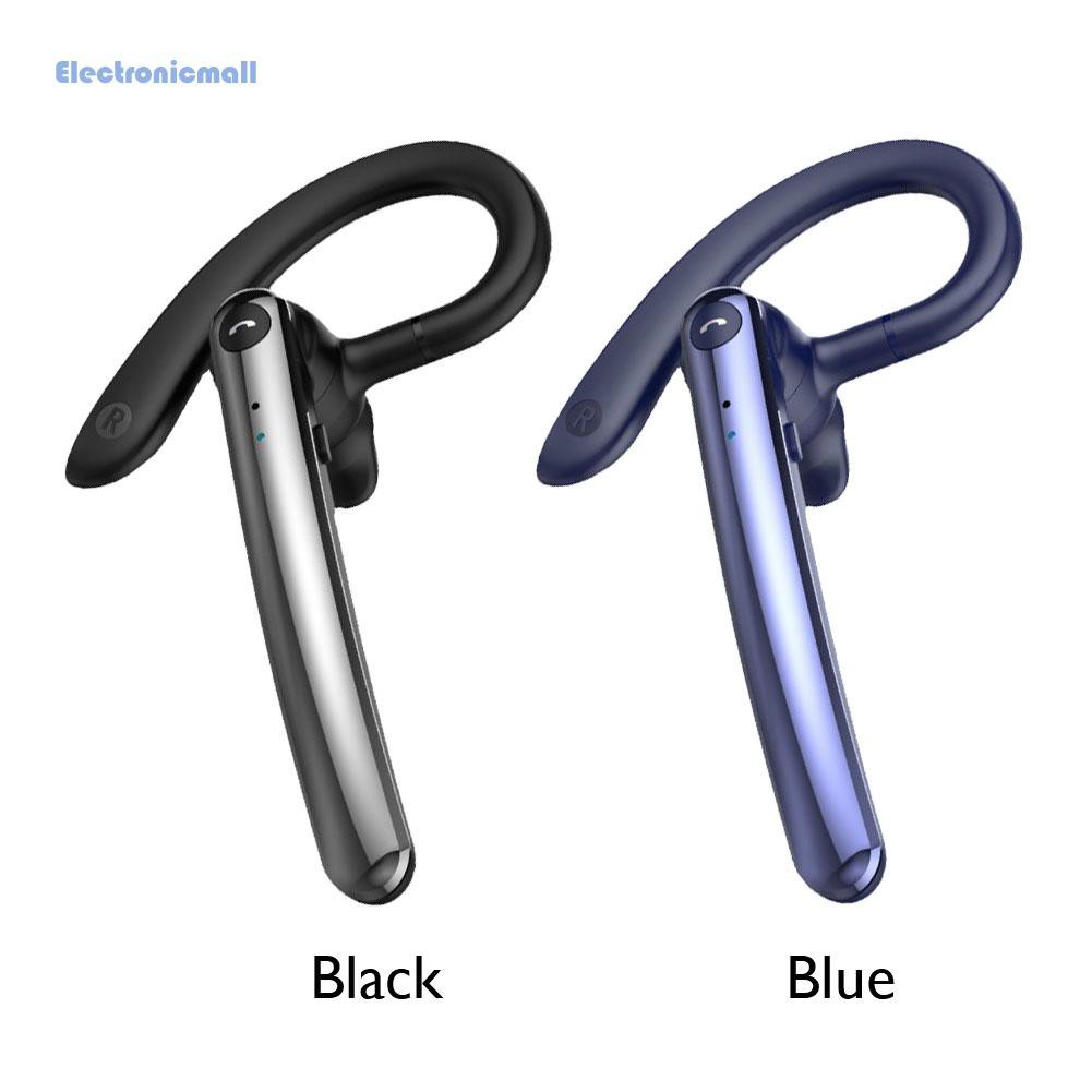 ElectronicMall01 F990 Wireless Bluetooth 5.0 Single Earphone Stereo Smart Noise Reduction Headset with Microphone for