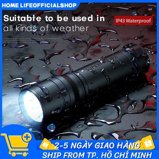 Đèn pin siêu sáng mạnh mẽ EDC Đèn pin LED tích hợp có thể sạc lại 4 chế độ chiếu sáng Đèn pin mini