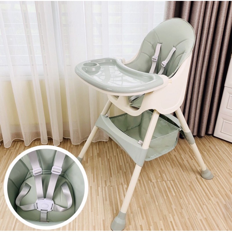 Ghế ăn dặm Umoo_Bella BaBy cho bé từ 5 tháng đến 4 tuổi