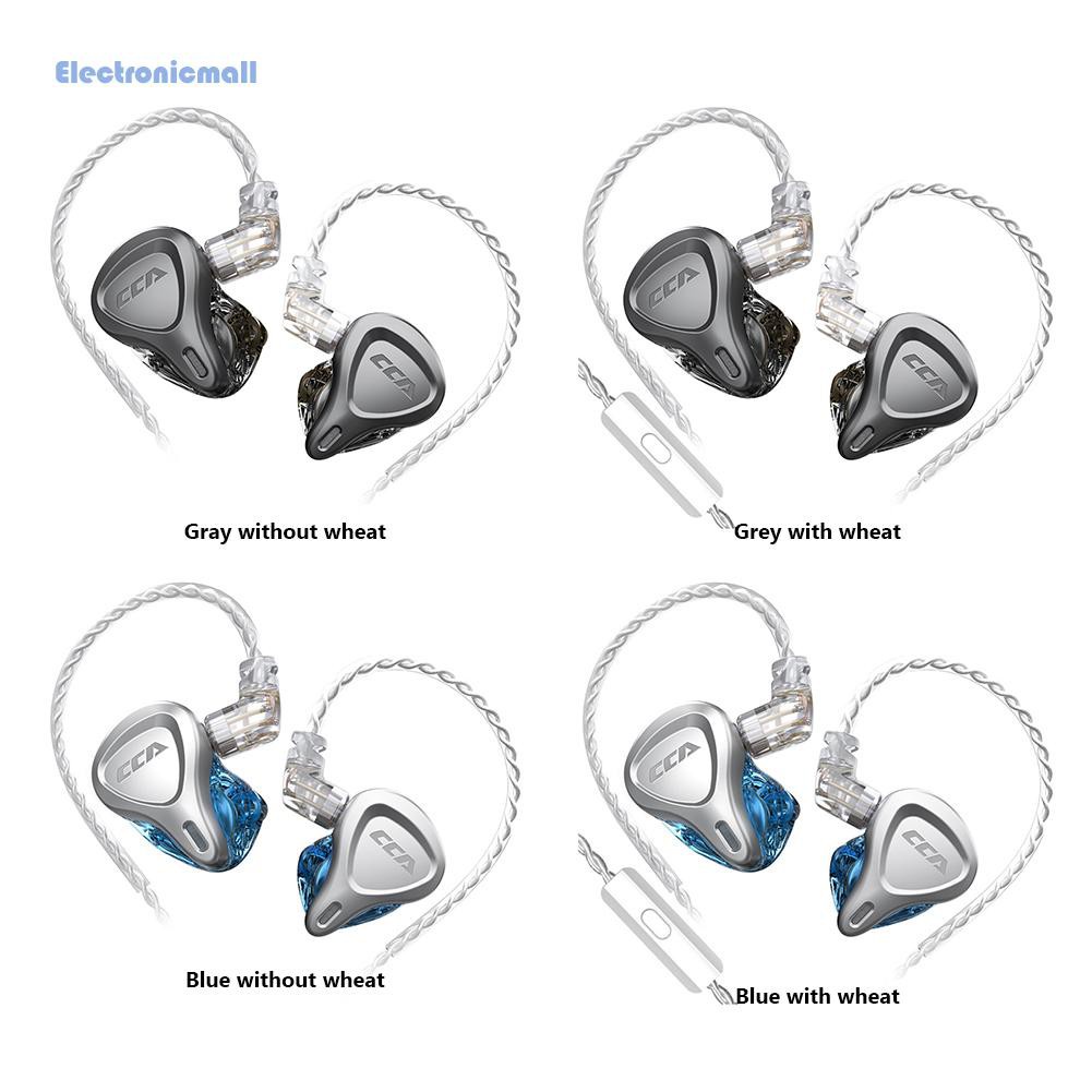 ElectronicMall01 CCA CSN Hybrid Driver In Ear Headphones 3.5mm Wired Earbuds HiFi Earphones