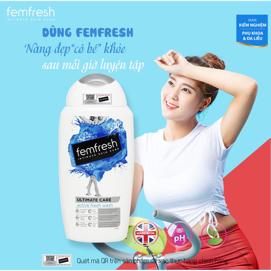 [COMBO HÈ CỰC CHẤT] Mua 3 dung dịch vệ sinh chăm sóc vùng kín Femfresh TẶNG ngay 1 Dầu gội khô Batiste 200ml