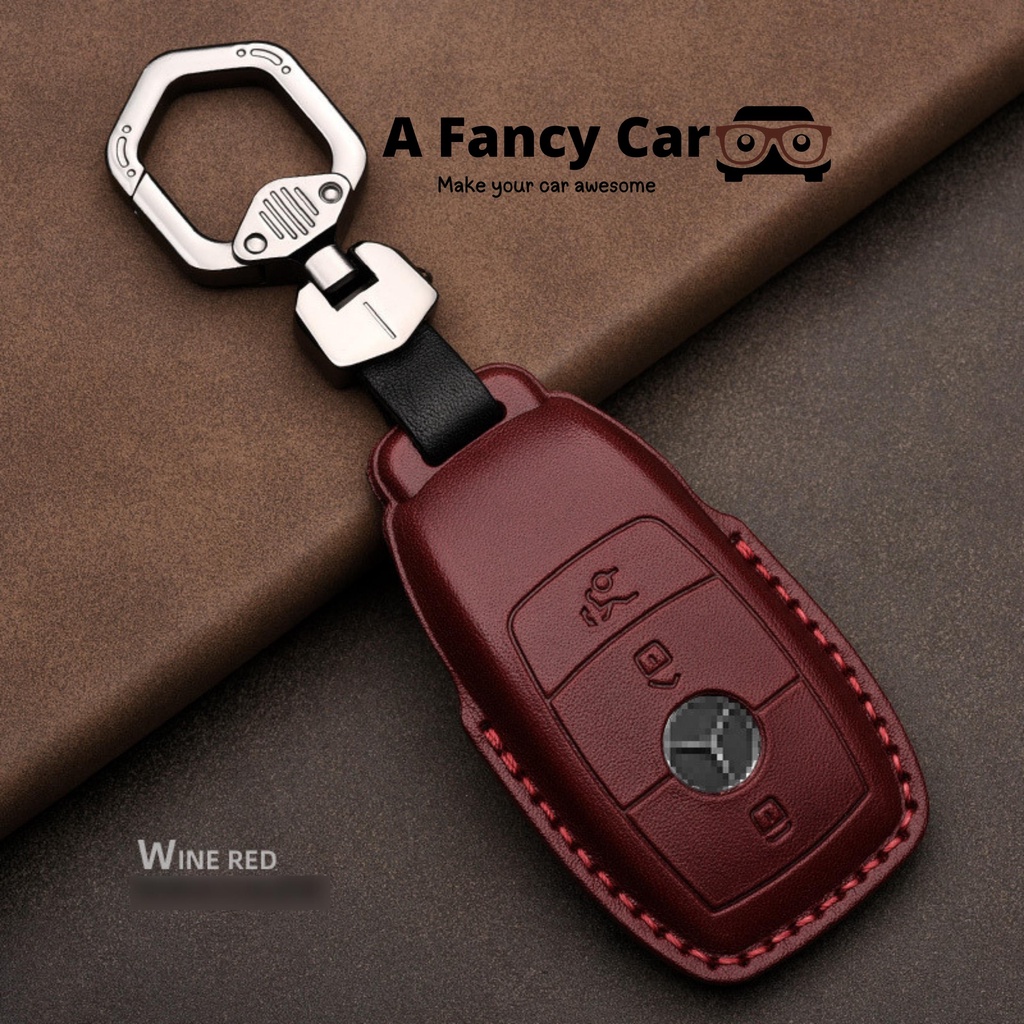 Bao da chìa khoá Mercedes C class, Mercedes E class, Mercedes S Class, Mercedes GLC, Mercedes G63 sang trọng cao cấp