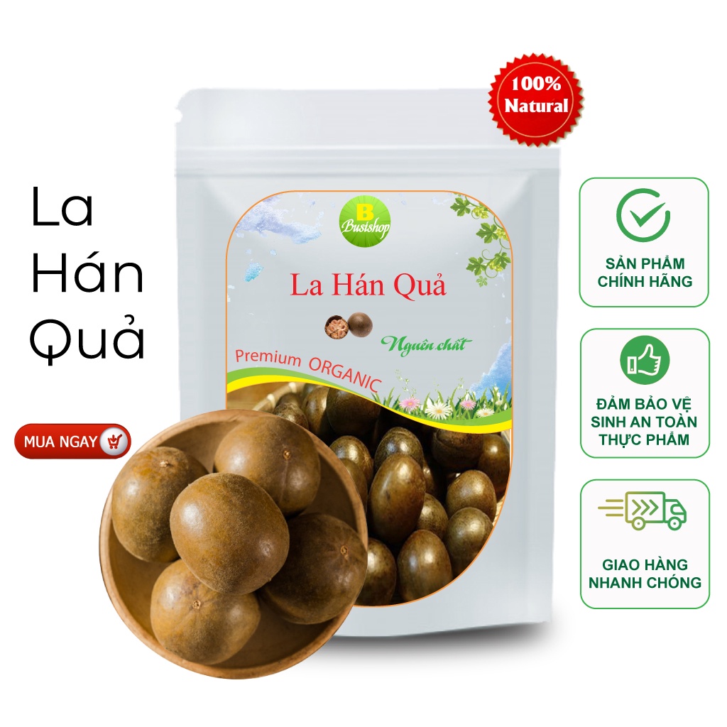1 Quả La Hán (To, Ngọt, Chắc), Trái La Hán, Nấu Nước Thanh Nhiệt, Mát Gan, Giải Độc, Ngừa Táo Bón