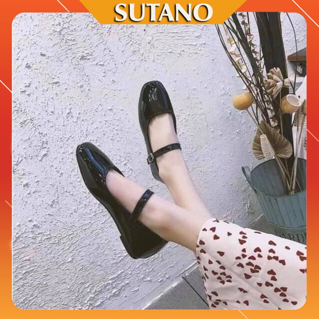 Giày bệt nữ HÀI DA BÓNG điệu đà