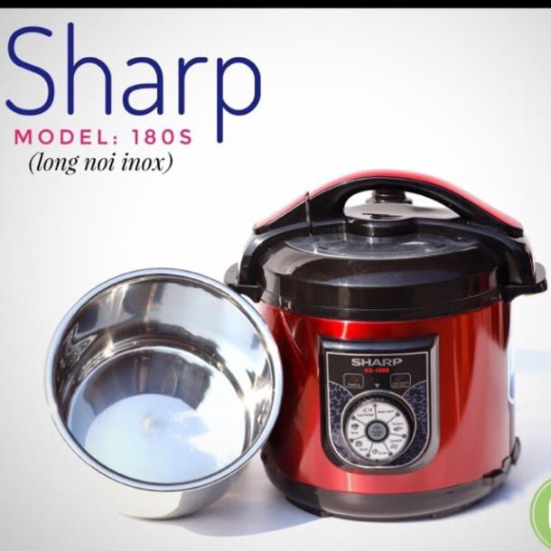 Nồi Áp Suất Điện Đa Năng Sharp KS-180S/KS-1800 Lòng Inox Cao Cấp