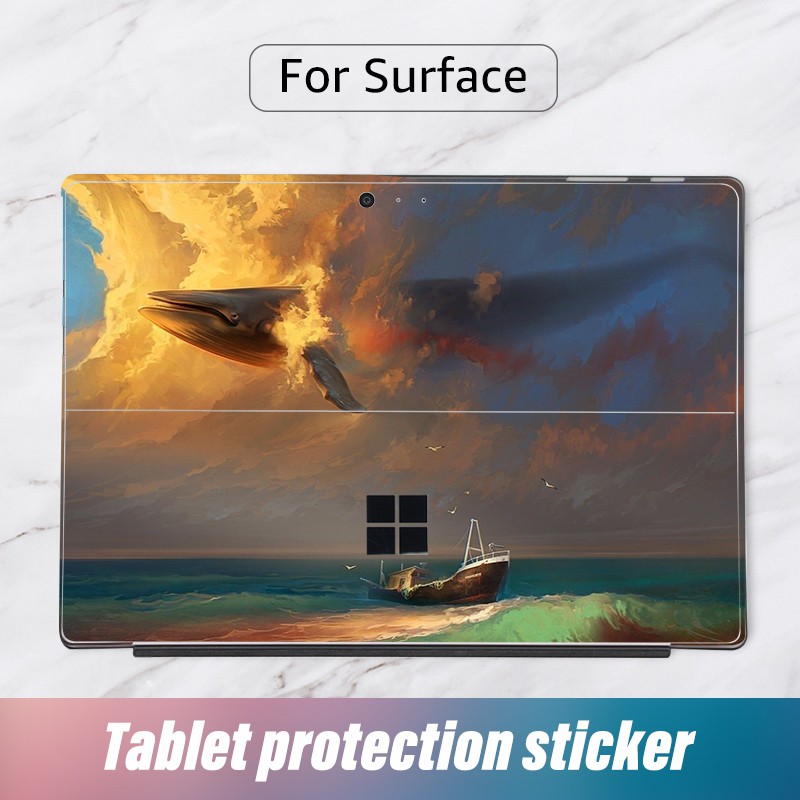 Laptop Stickers for Microsoft Surface Pro 5 Pro 6 Pro 7 Pro 8 9 Skin Super Slim Computer Stickers Fiber Matte for Surface go 1 2 3 Cover Decal