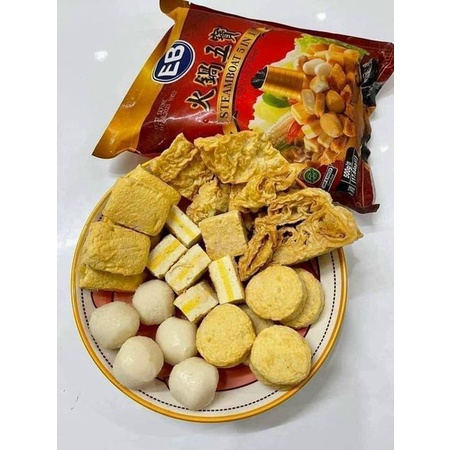 Viên Thả Lẩu 5 Trong 1 EB Thơm Ngon Đủ Vị 500gr