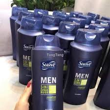 Tắm Gội Suave men 3in1 828ml - xuất xứ Mỹ