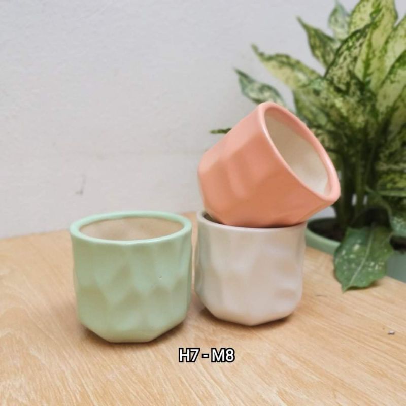 Chậu sứ mắt na Side 8*8,5