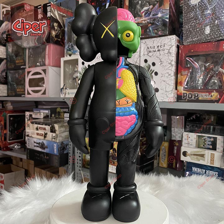 Mô hình Kaws OriginaFake giải phẫu Đứng - Đen 37cm - Figure Kaws