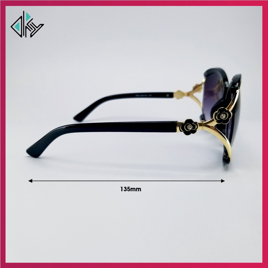 Mắt kính nữ full box hàng hiệu cao cấp nhập khẩu, phụ kiện kính thời trang chống nắng chống bụi gọng kim loại | BigBuy360 - bigbuy360.vn