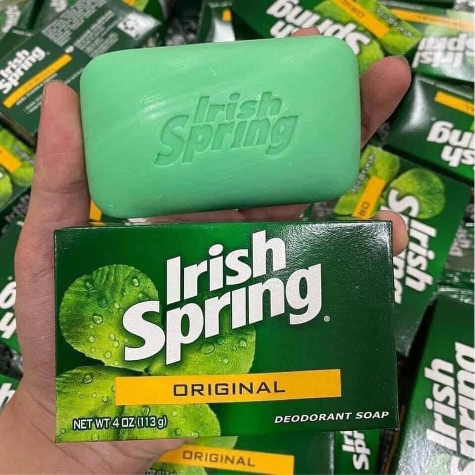 Xà bông cục diệt khuẩn Irish Spring Deodorant Soap Original