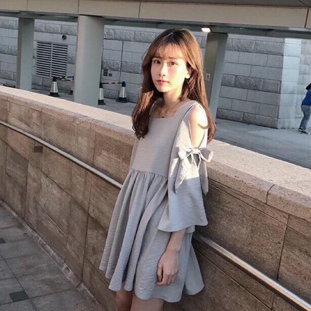 ĐẦM BABYDOLL PHỐI NƠ (Có hình ảnh thật)