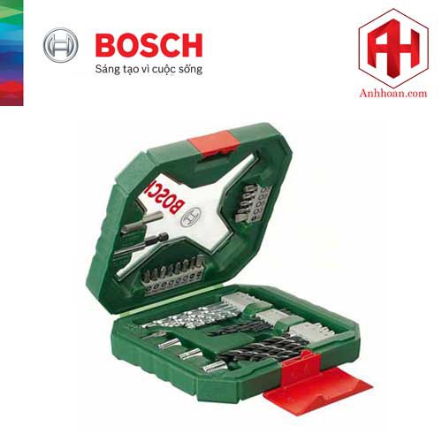 Bộ mũi khoan và vặn vít Bosch X-Line 34 món 2607010608