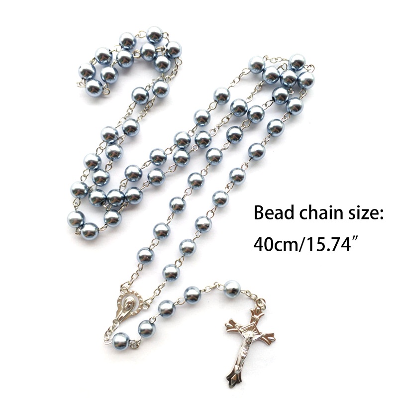 Va Vòng cổ Chuỗi Hạt Rosary Hình Thánh Giá Cổ Điển