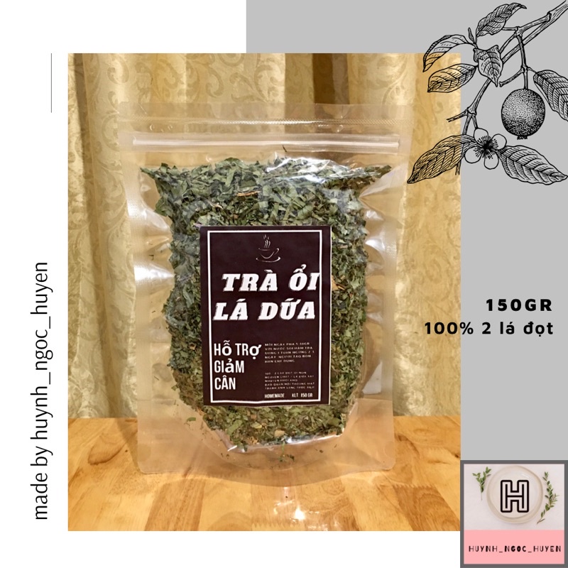 150gr đọt ổi hương dứa khô ( túi zip hút chân không