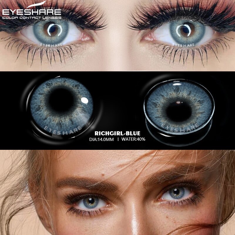 EYESHARE [Hàng mới về] Cặp kính áp tròng màu sắc tự nhiên