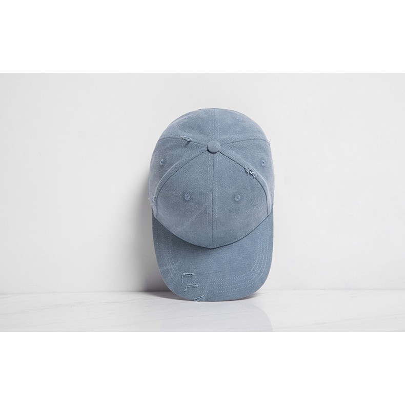 Mũ lưỡi trai rách - Tặng móc khóa khi mua mũ lưỡi trai rách - Blue Deer