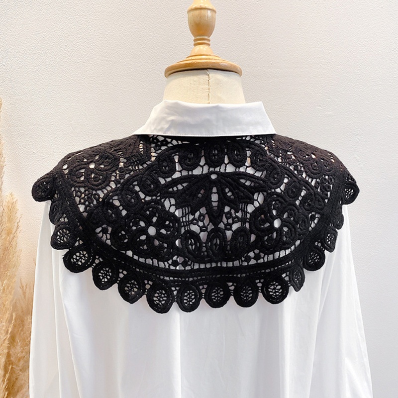 Cổ áo sơ mi giả bằng cotton phối ren đính ngọc trai nhiều màu thời trang mùa hè cho nữ
 | BigBuy360 - bigbuy360.vn