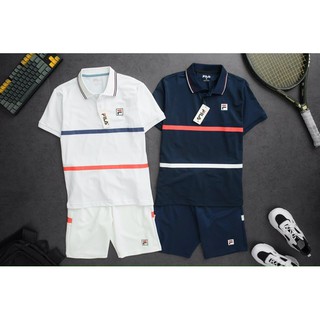 BNA39-Bộ cổ bẻ nam FILA