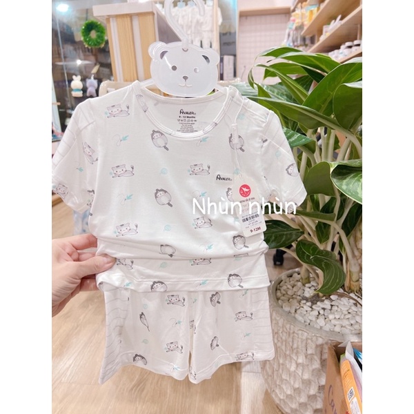 Bộ Avaler cộc tay mẫu mới (sợi tre cải tiến) size 6-9m đến 3-4y