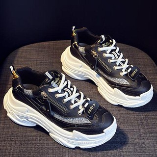 GIÀY THỂ THAO NỮ SỐ 8 DÂY KÉO ĐEN