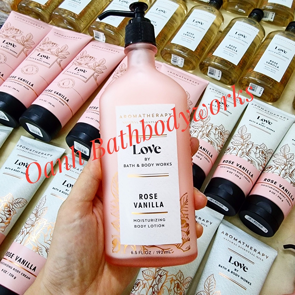 Bộ sản phẩm Rose Vanilla (Love) - BBW