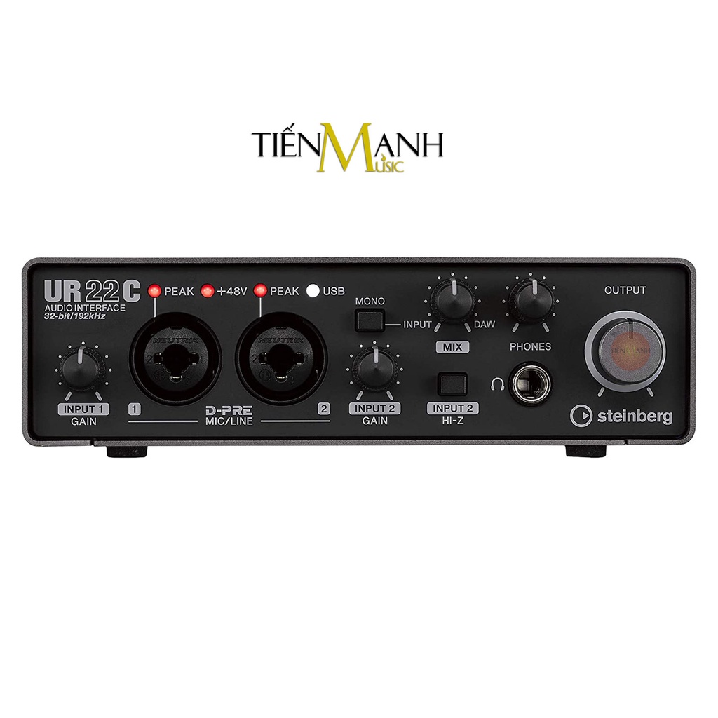 Full Bộ Soundcard Steinberg UR22C Pack Và Phụ Kiện - Sound Card Bộ Thu Âm, Livestream Audio Interface