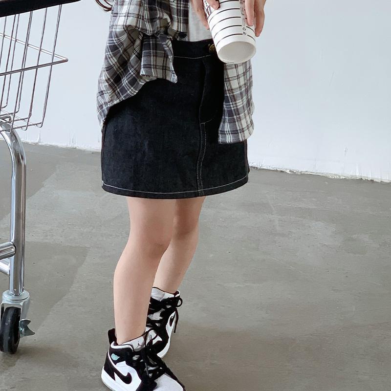 [Hàng Có Sẵn Bán Chạy] Áo Sơ Mi Cotton Tay Dài Kẻ Sọc Thời Trang Xuân Thu Phong Cách Hàn Quốc Dễ Phối Đồ Cho Bé Gái