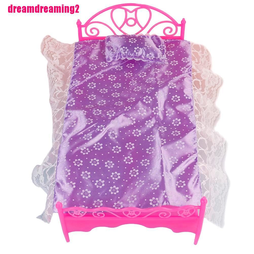 Giường Ngủ Dễ Thương Cho Búp Bê Barbie