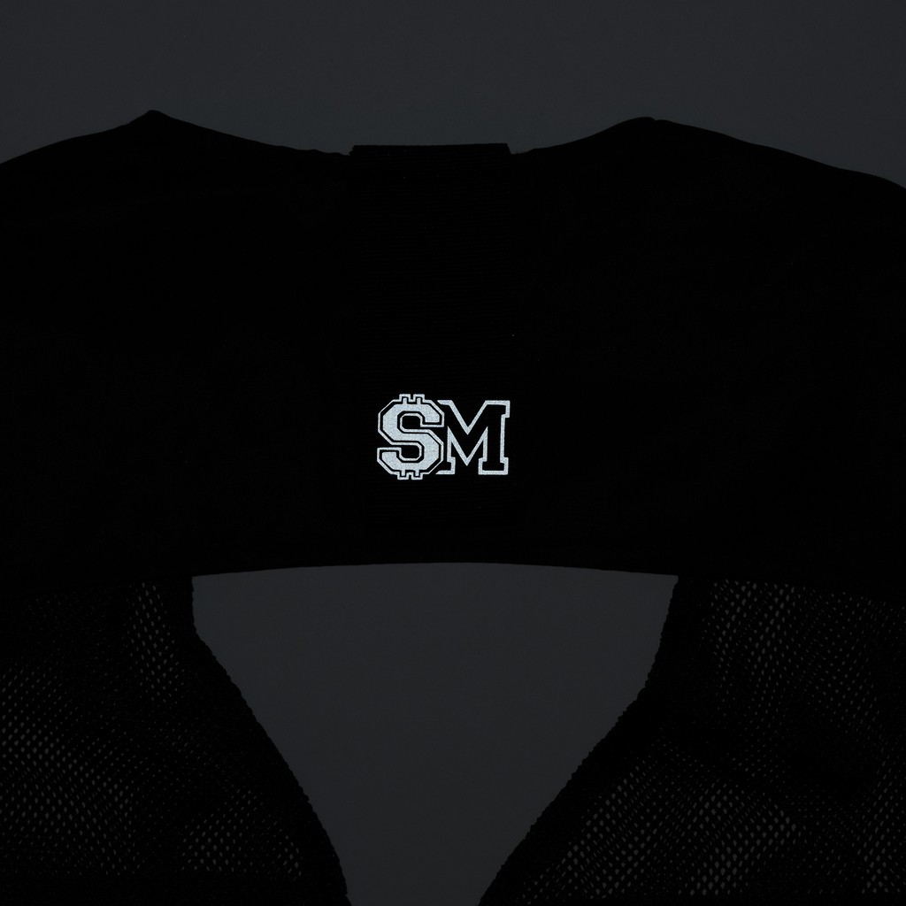 UTILITY VEST JACKET IN BLACK V2 -