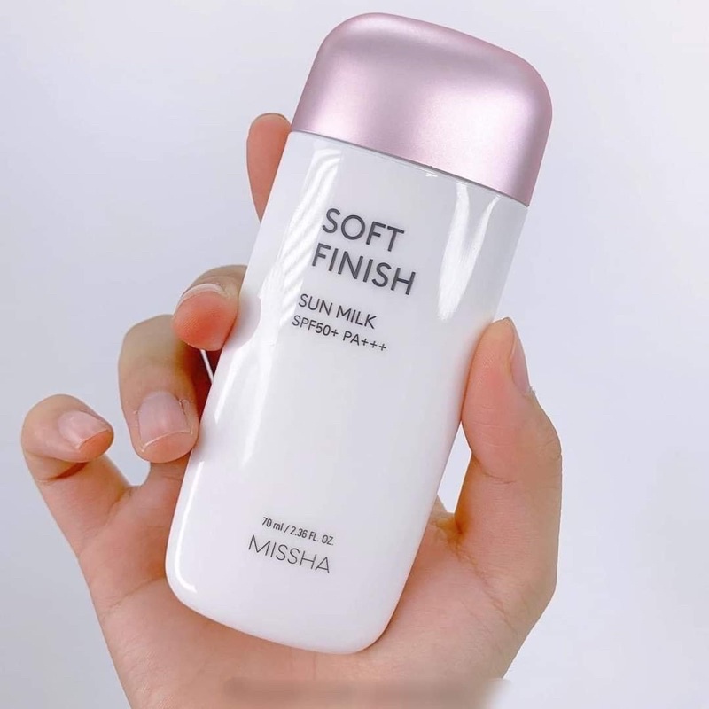 Kem chống nắng Misha hồng Missha All-around Safe Block Soft Finish Sun Milk SPF50+/PA+++ 70ml chính hãng, kiềm dầu tốt | BigBuy360 - bigbuy360.vn