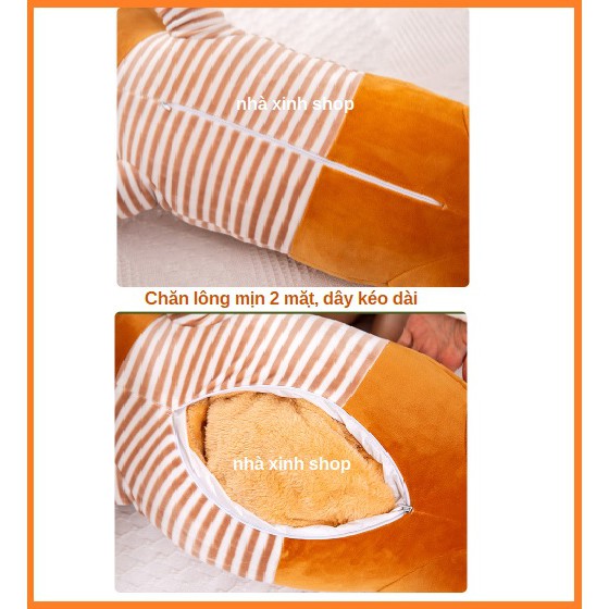 Chăn gối văn phòng bò sữa nằm dài